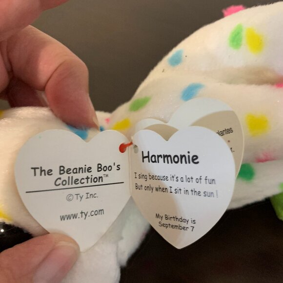 Ty Beanie Boos Collection Rainbow Unicorn - Harmonie - Picture 5 of 5